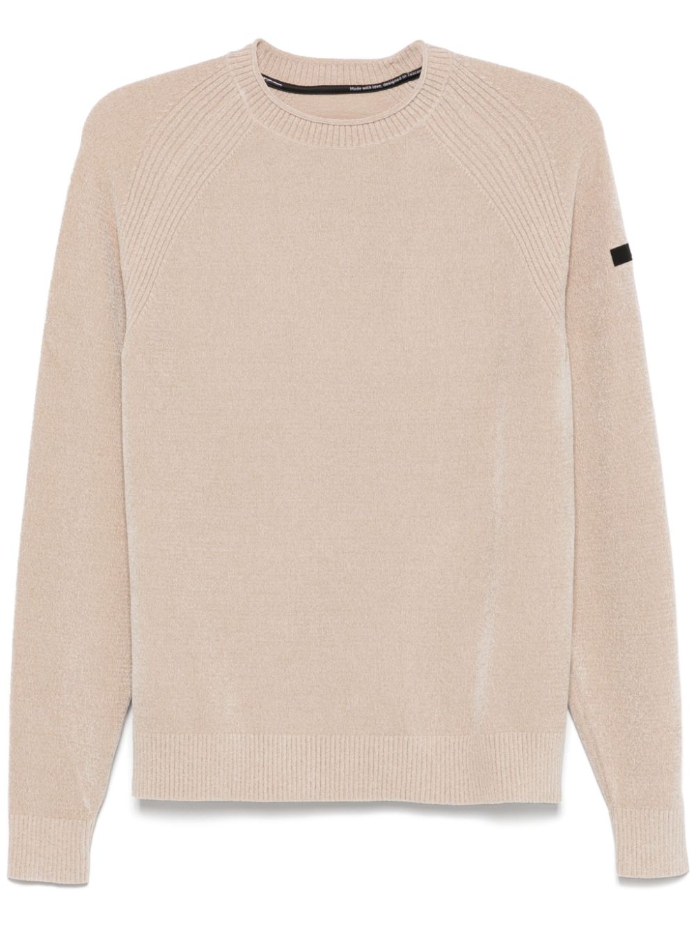 RRD velvet round-neck sweater - Neutrals von RRD