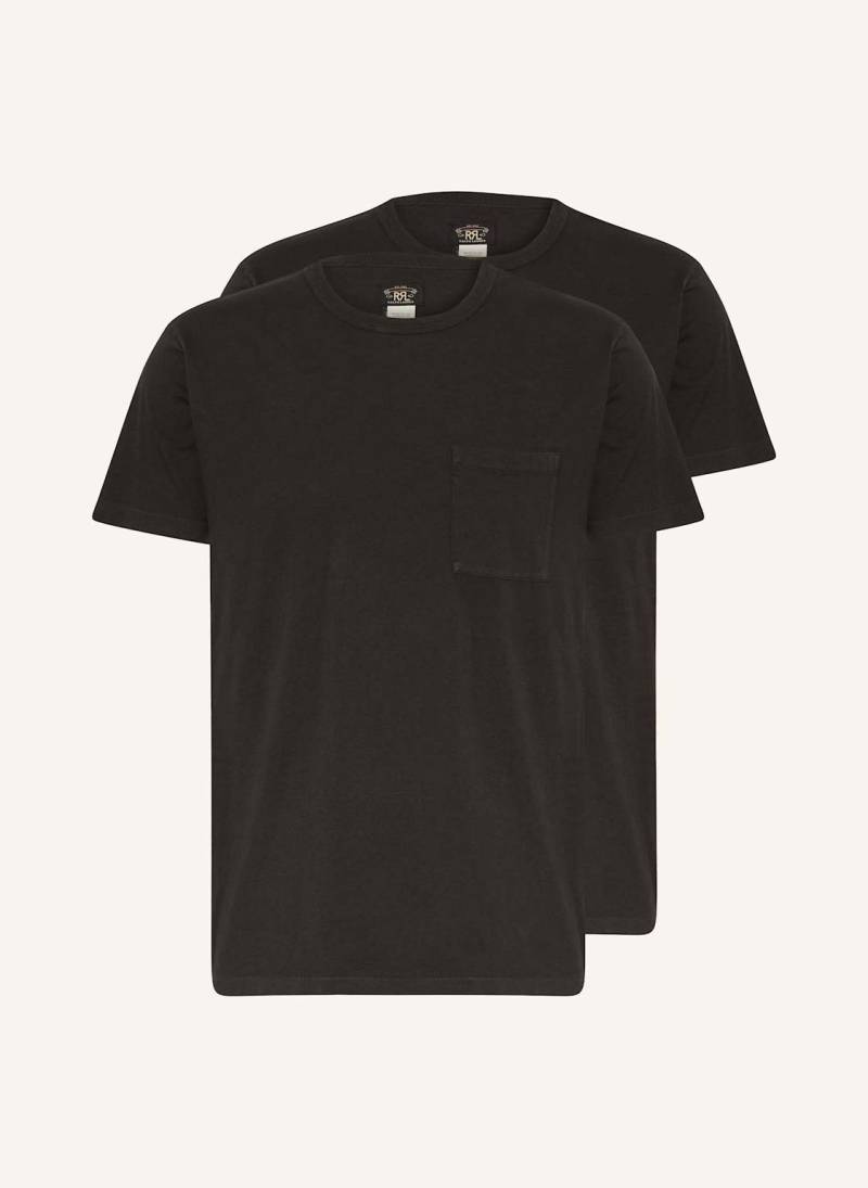 Rrl 2er-Pack T-Shirts schwarz Rrl 2er-Pack T-Shirts schwarz von RRL
