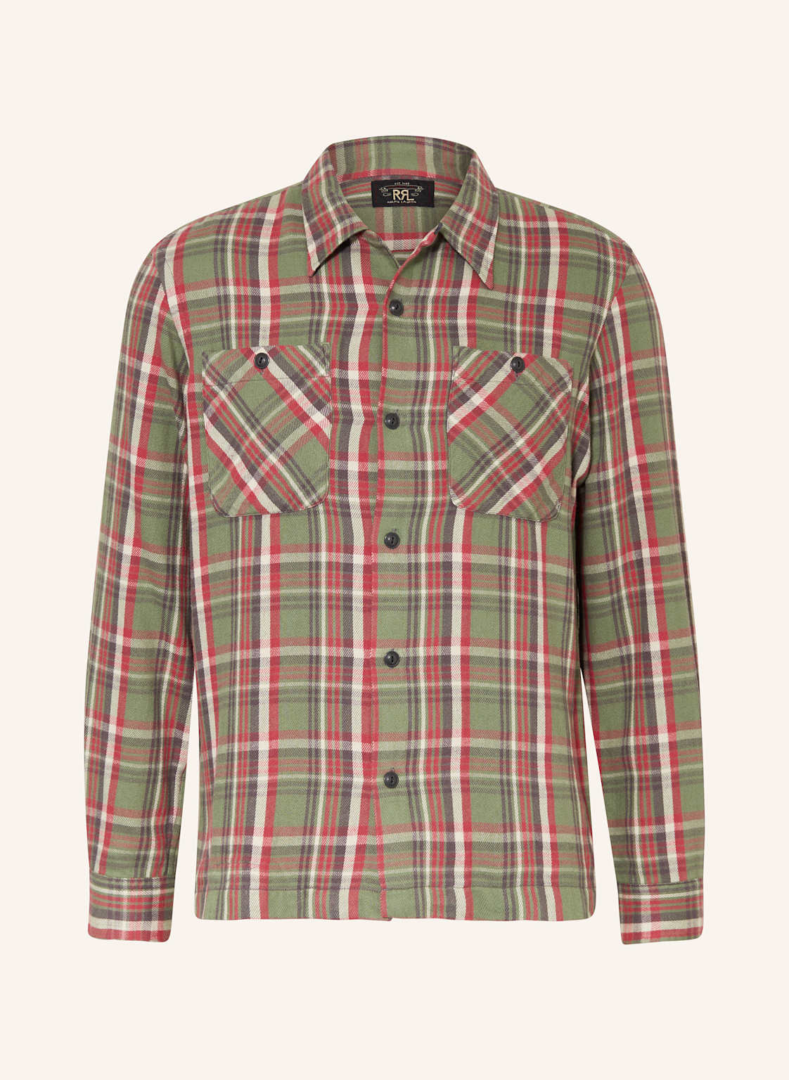 Rrl Flanellhemd Regular Fit rot Rrl Flanellhemd Regular Fit rot von RRL