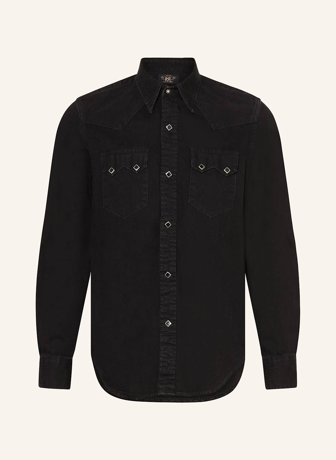 Rrl Jeanshemd Slim Fit schwarz Rrl Jeanshemd Slim Fit schwarz von RRL