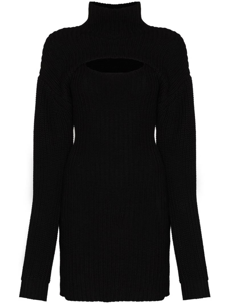 RTA Jady turtleneck knitted dress - Black von RTA