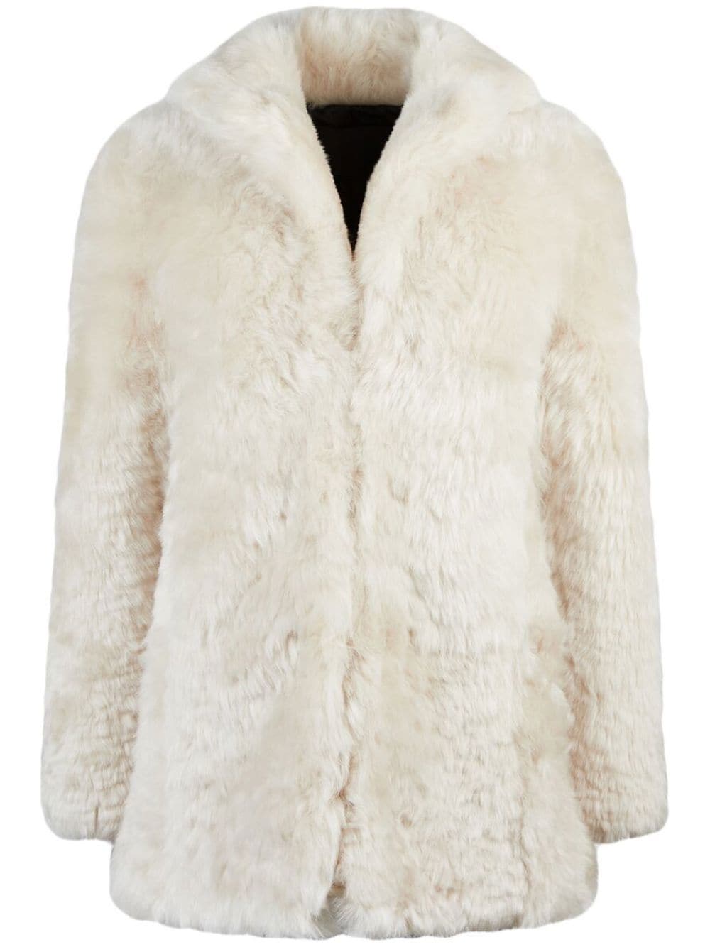 RTA Kate faux-fur coat - White von RTA