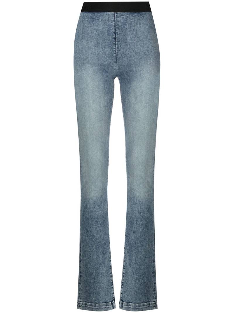 RTA Lais slim-leg denim trousers - Blue von RTA