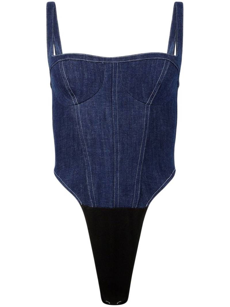 RTA Lourenço sleeveless bodysuit - Blue von RTA