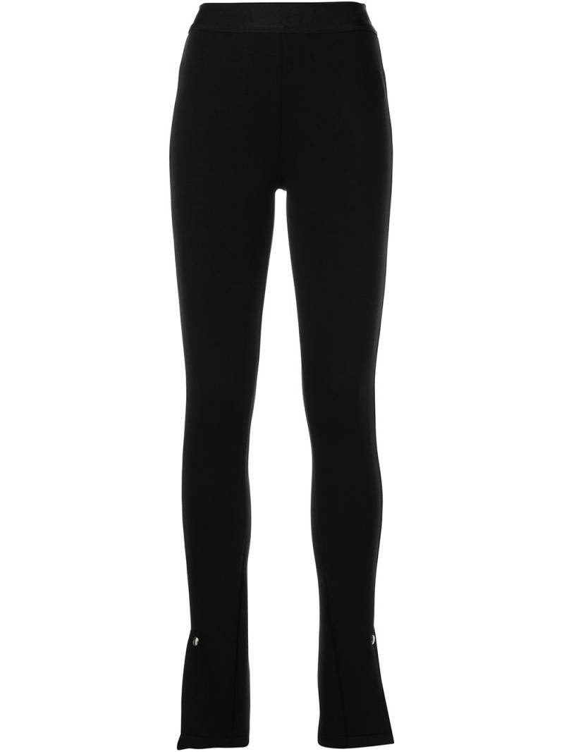 RTA Maelee split-cuff trousers - Black von RTA