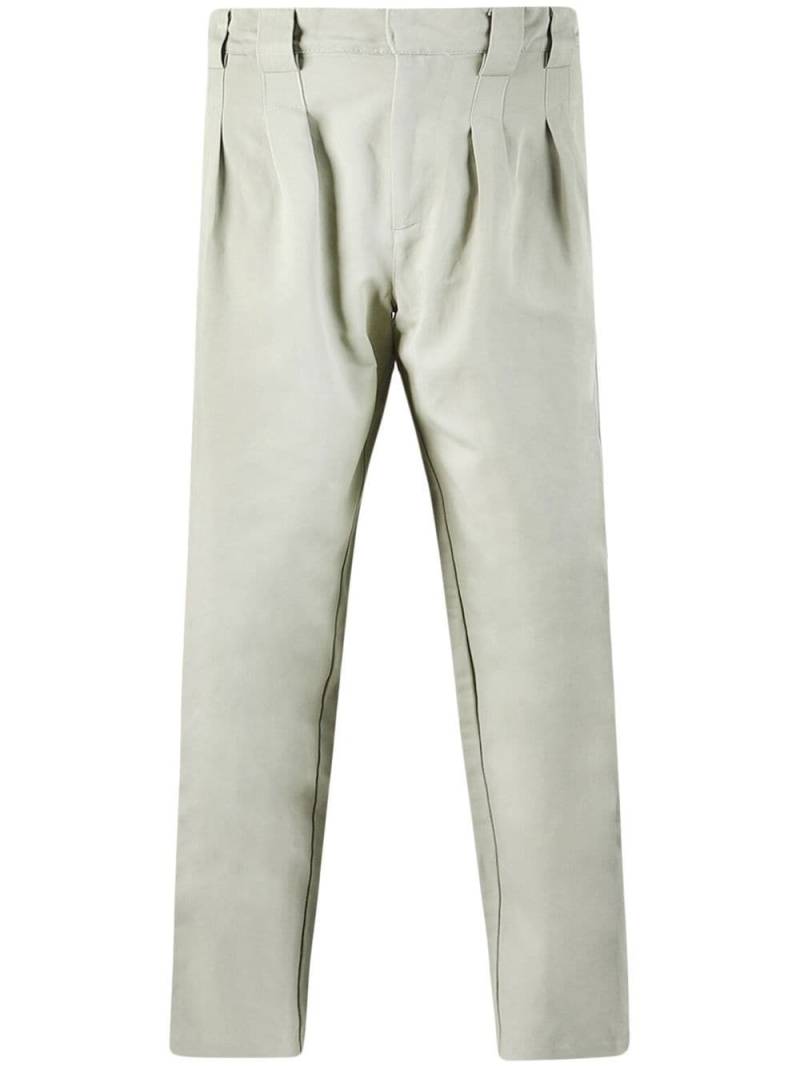 RTA Manollo pleated tapered trousers - Green von RTA