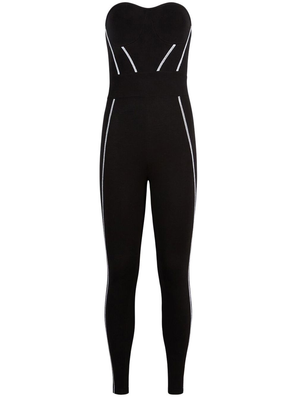 RTA Otavia contrast-stripe jumpsuit - Black von RTA