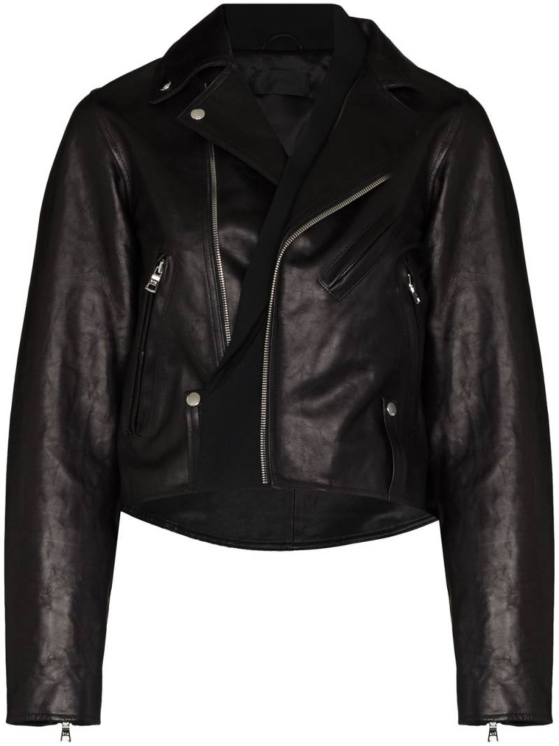 RTA Saige leather biker jacket - Black von RTA