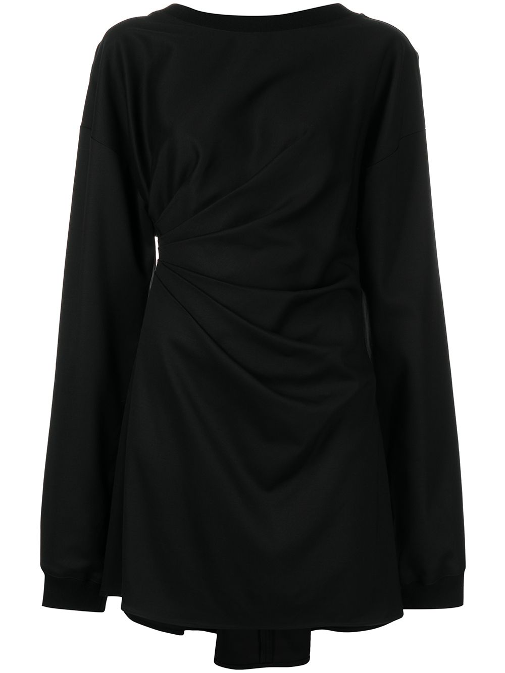 RTA Shauna gathered dress - Black von RTA