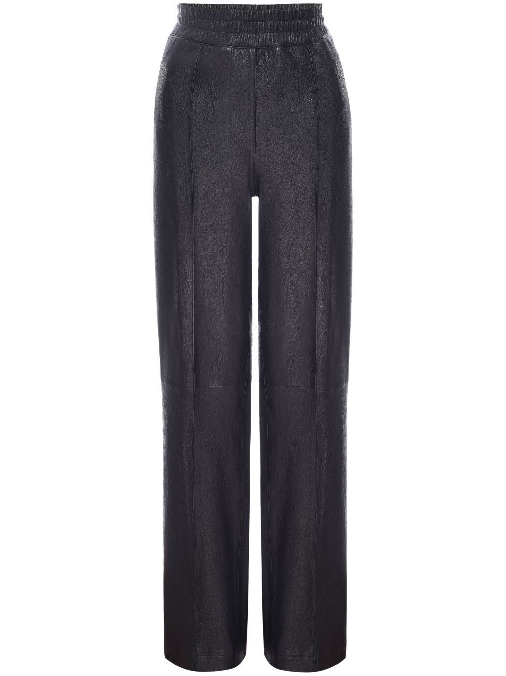 RTA elasticated-waist leather trousers - Black von RTA