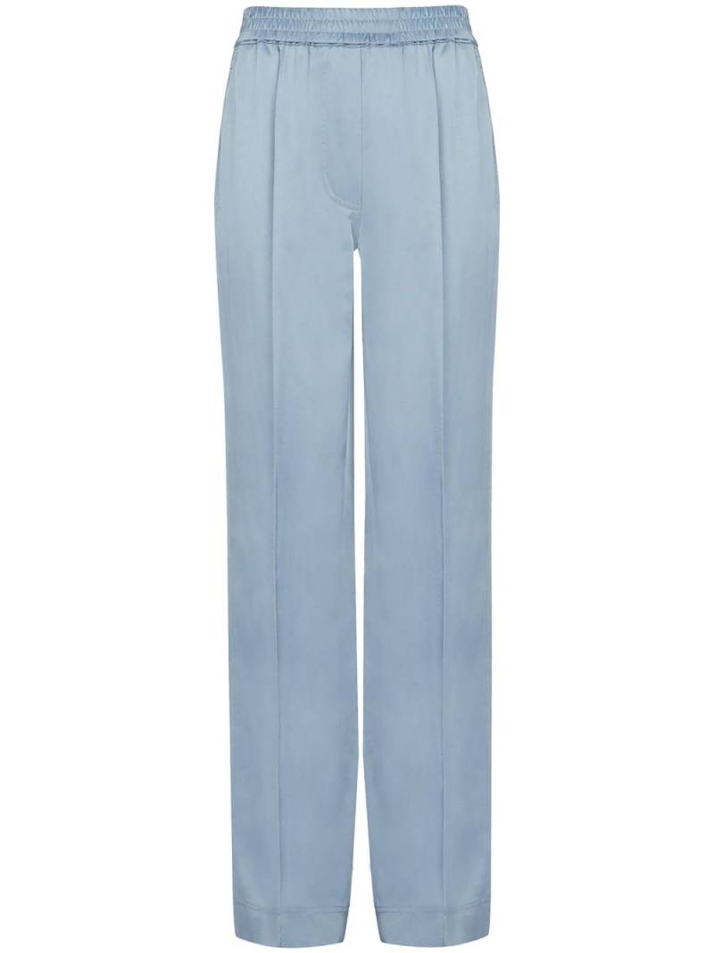 RTA elasticated-waist straight-leg trousers - Blue von RTA