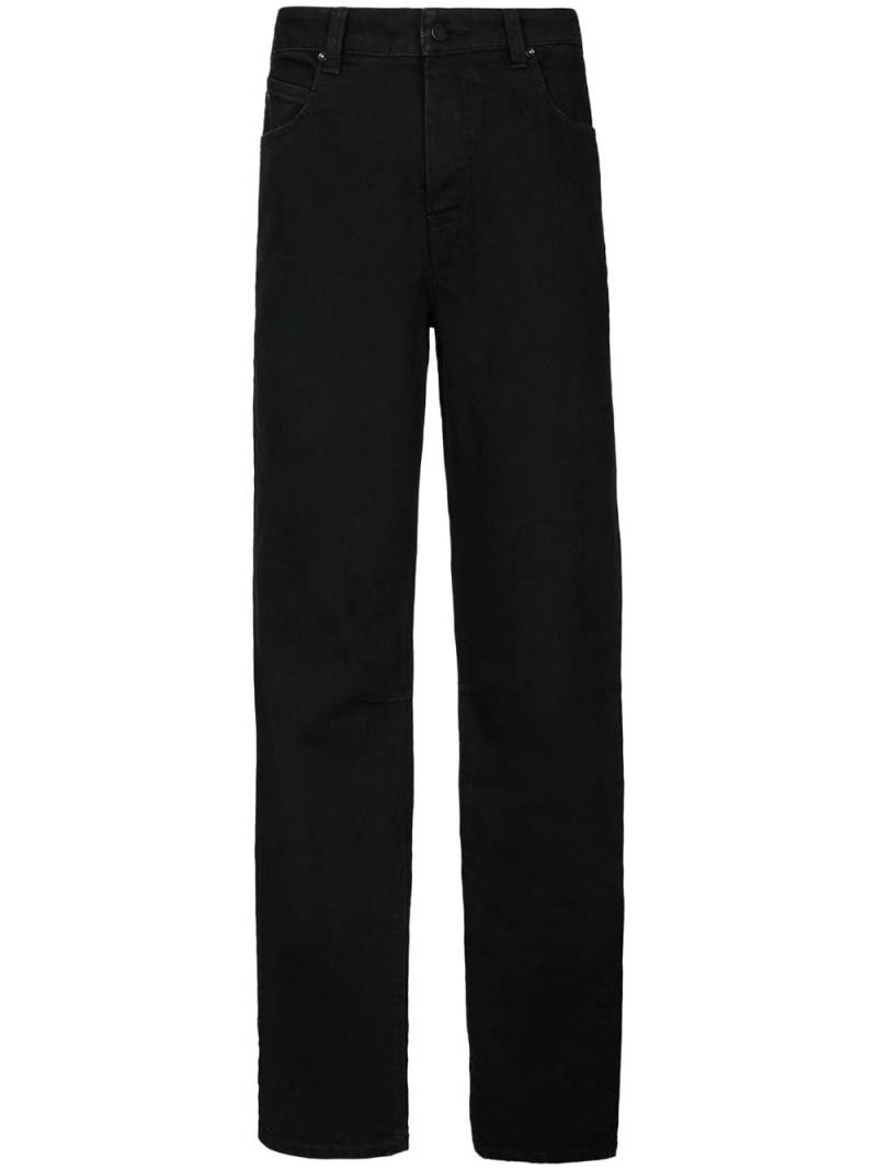 RTA high-waisted straight-leg jeans - Black von RTA