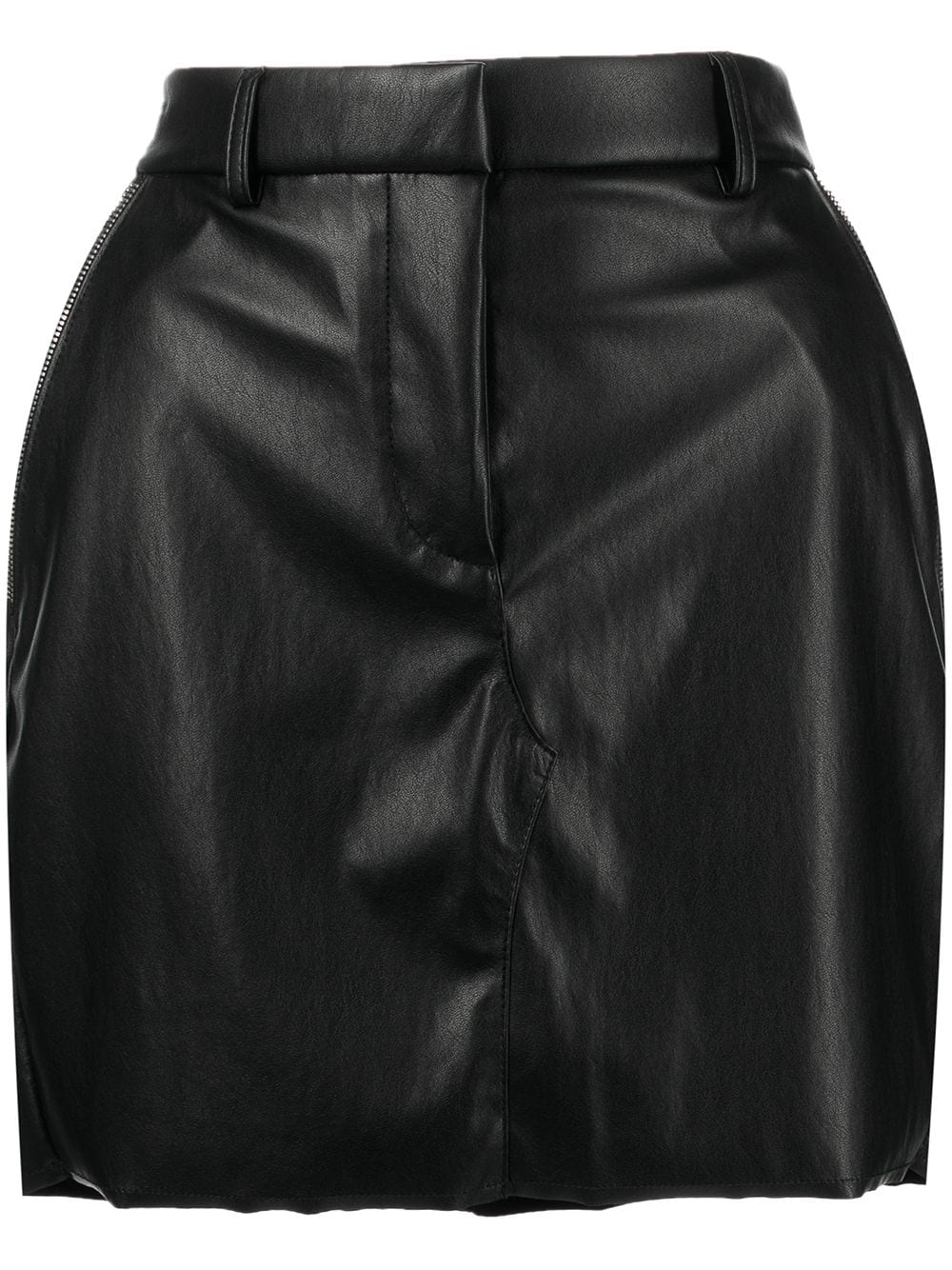 RTA vegan leather Tamires mini-skirt - Black von RTA