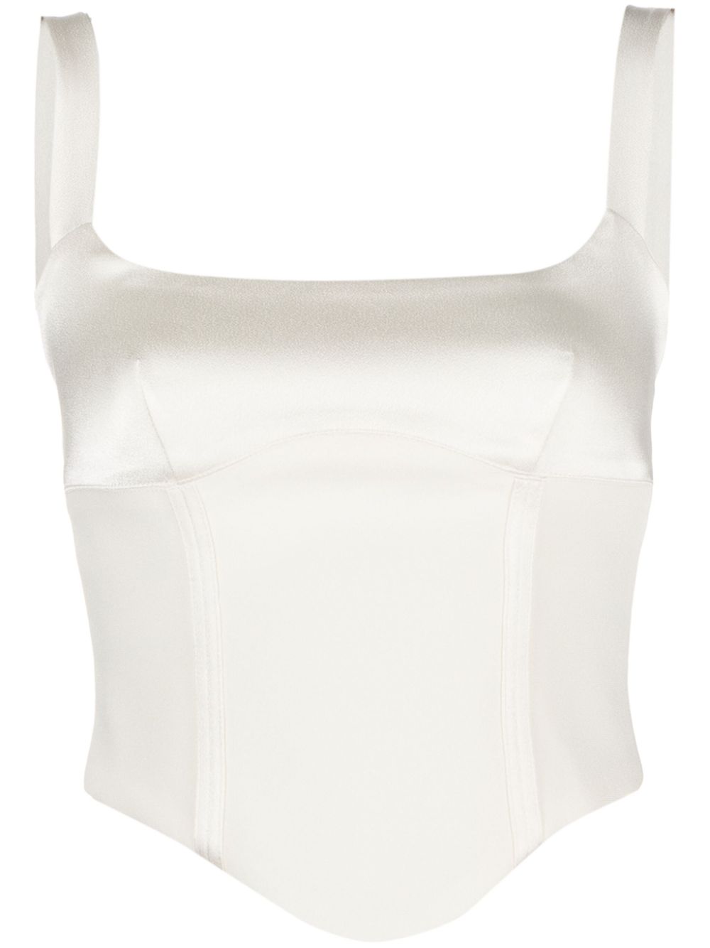 RXQUETTE Crush corset-style tank top - Neutrals von RXQUETTE