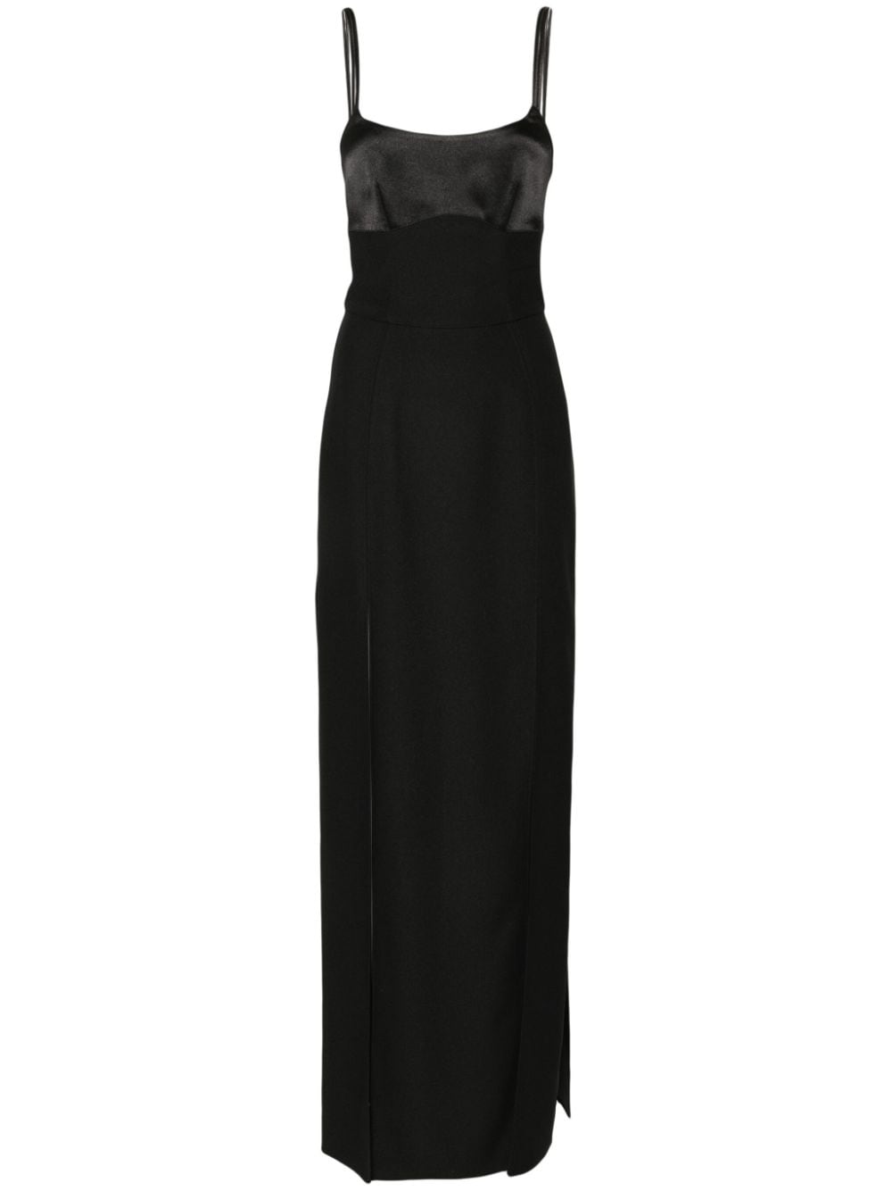 RXQUETTE Nostalgia cady maxi dress - Black von RXQUETTE