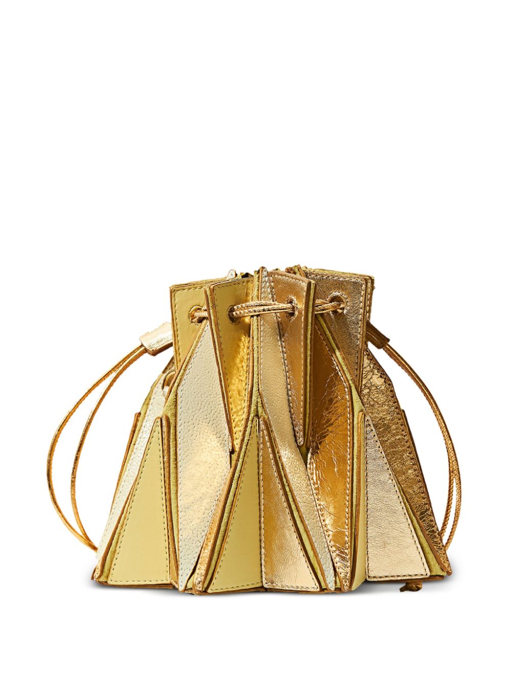 RYZÍ Stellar bucket bag - Gold von RYZÍ