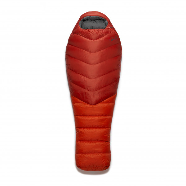 Rab - Alpine 600 - Daunenschlafsack Gr bis 185 cm Körperlänge;bis 200 cm Körperlänge rot von Rab