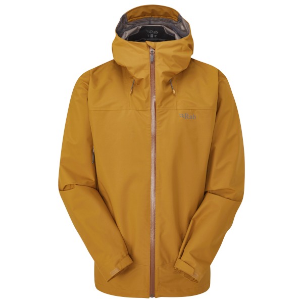 Rab - Arc Eco Jacket - Regenjacke Gr L braun/gelb von Rab