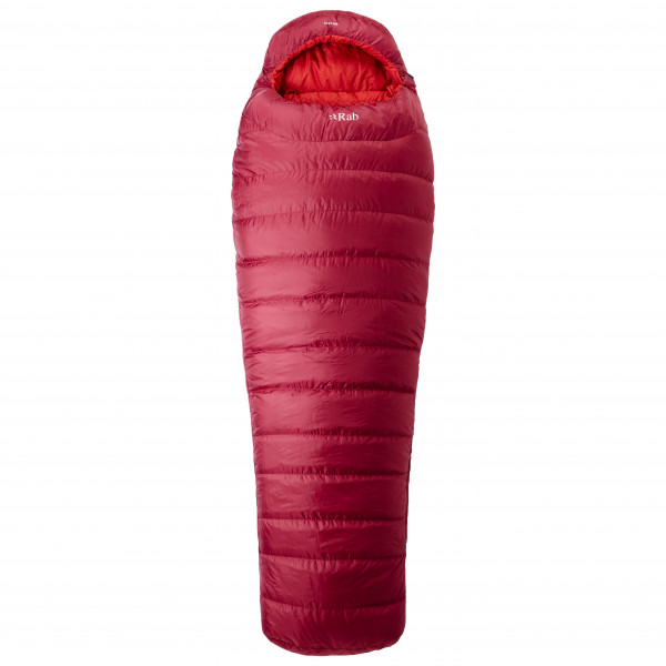 Rab - Ascent 900 - Daunenschlafsack Gr bis 200 cm Körperlänge rot von Rab