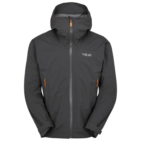 Rab - Downpour Light Jacket - Regenjacke Gr L grau von Rab