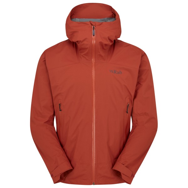 Rab - Downpour Light Jacket - Regenjacke Gr L rot von Rab