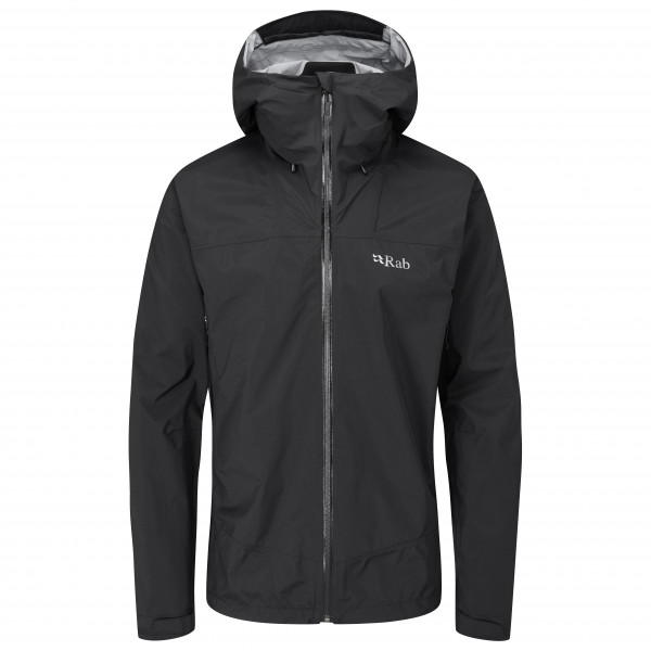 Rab - Downpour Plus 2.0 Jacket - Hardshelljacke Gr L schwarz von Rab