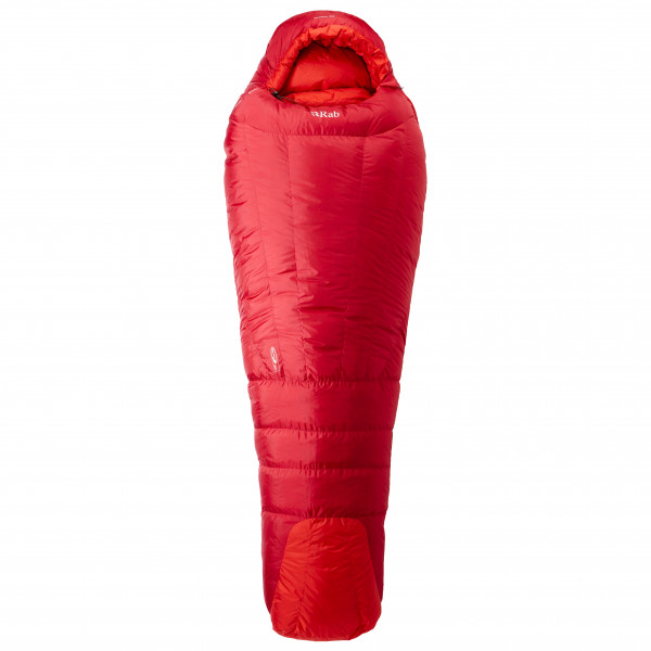 Rab - Expedition 1200 - Daunenschlafsack Gr 225 cm rot von Rab