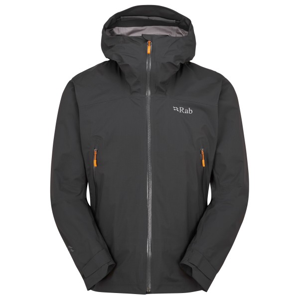 Rab - Firewall Light Jacket - Regenjacke Gr L grau von Rab