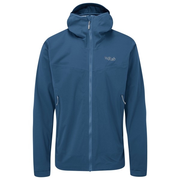 Rab - Kinetic 2.0 Jacket - Regenjacke Gr L blau von Rab