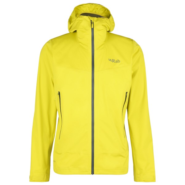 Rab - Kinetic 2.0 Jacket - Regenjacke Gr L gelb von Rab