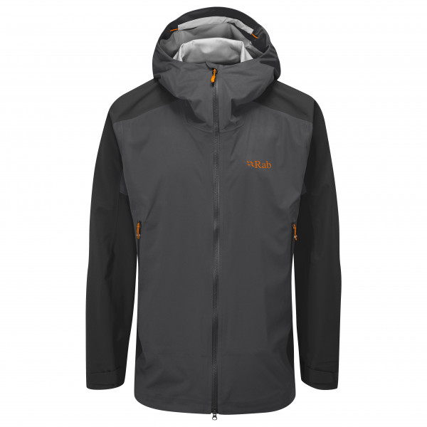 Rab - Kinetic Alpine 2.0 Jacket - Regenjacke Gr L grau von Rab