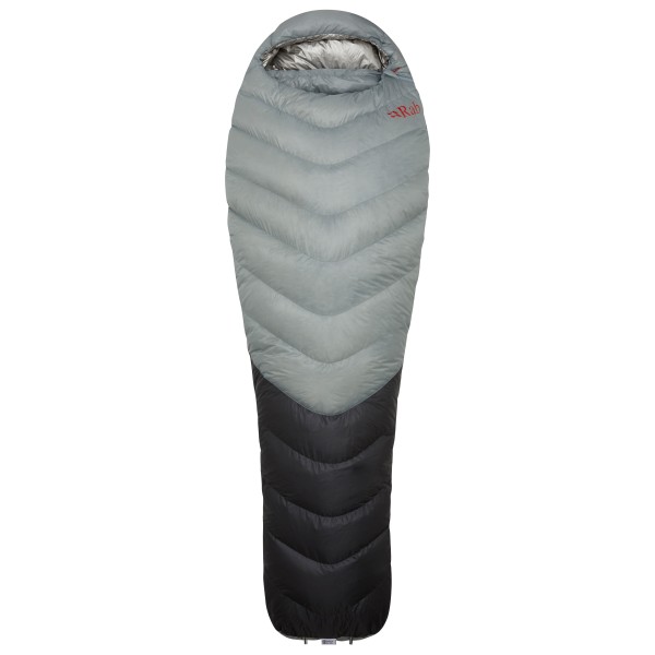 Rab - Mythic Ultra 180 - Daunenschlafsack Gr bis 185 cm Körperlänge - Regular cloud / graphene von Rab