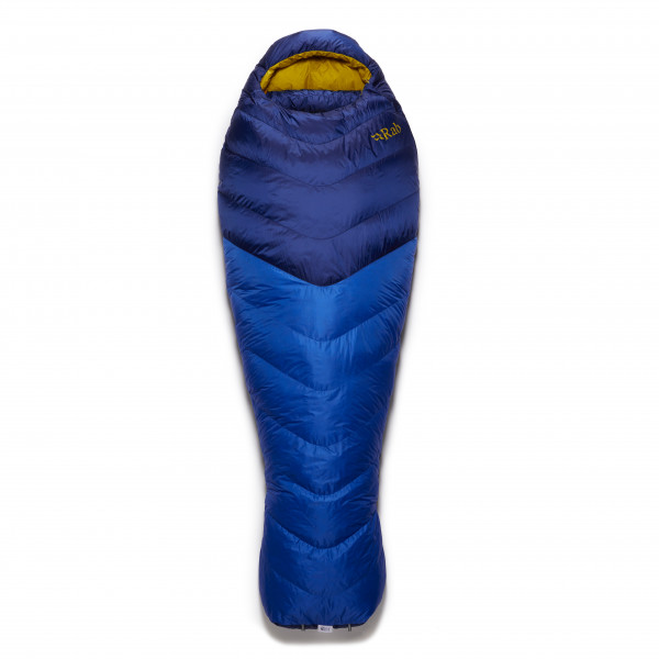 Rab - Neutrino 400 - Daunenschlafsack Gr 185 cm Körperlänge - Width: Regular;185 cm Körperlänge - Width: Wide;200 cm Körperlänge - Width: Regular blau von Rab