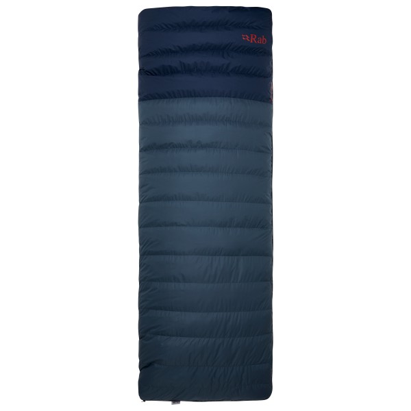 Rab - Outpost 500 - Daunenschlafsack Gr bis 190 cm Körperlänge blau von Rab