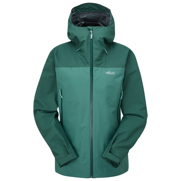 Rab - Women's Arc Eco Jacket - Regenjacke Gr 10;12;14;16;8 blau;blau/türkis;gelb Rab - Women's Arc Eco Jacket - Regenjacke Gr 10;12;14;16;8 blau;blau/türkis;gelb von Rab