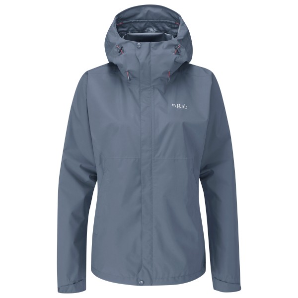 Rab - Women's Downpour Eco Jacket - Regenjacke Gr 10;12;16;18;6;8 blau;grau/blau;orange Rab - Women's Downpour Eco Jacket - Regenjacke Gr 10;12;16;18;6;8 blau;grau/blau;orange von Rab