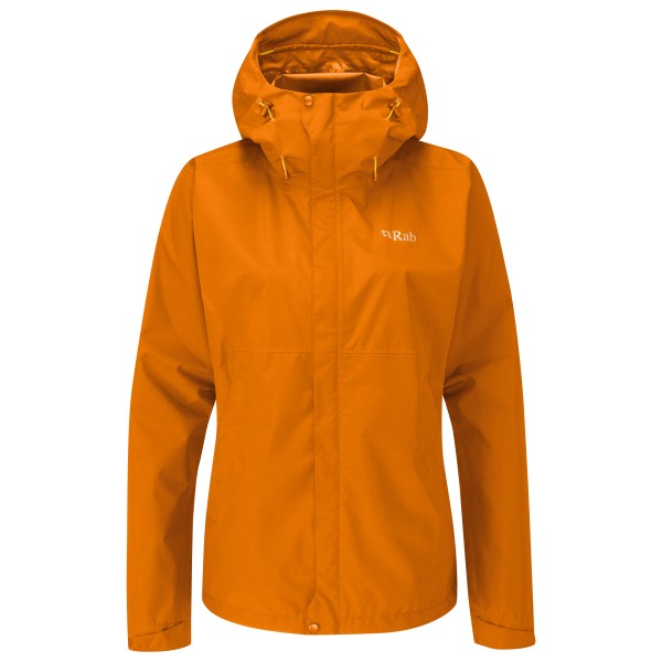 Rab - Women's Downpour Eco Jacket - Regenjacke Gr 10 orange von Rab