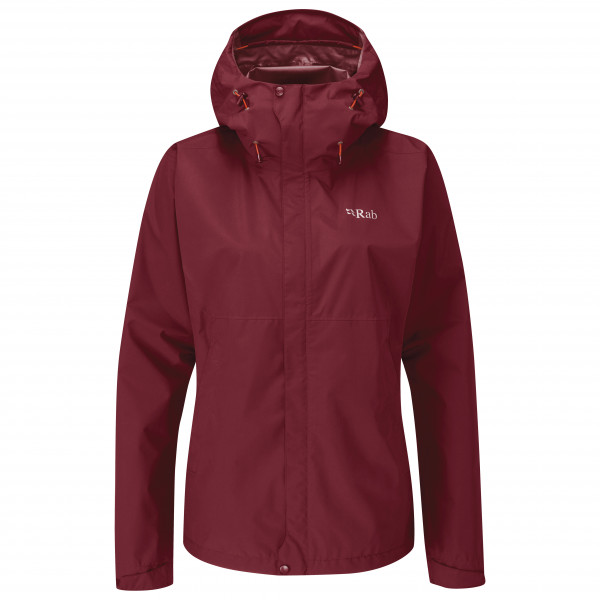 Rab - Women's Downpour Eco Jacket - Regenjacke Gr 12 rot von Rab