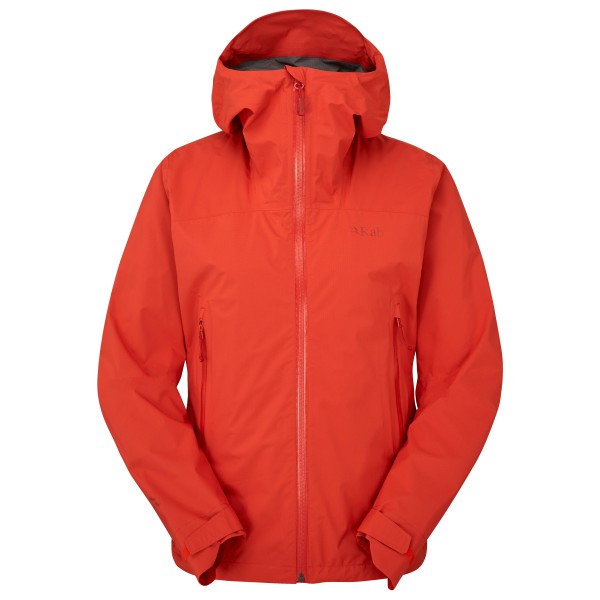 Rab - Women's Downpour Light Jacket - Regenjacke Gr 12;8 grau;rot von Rab