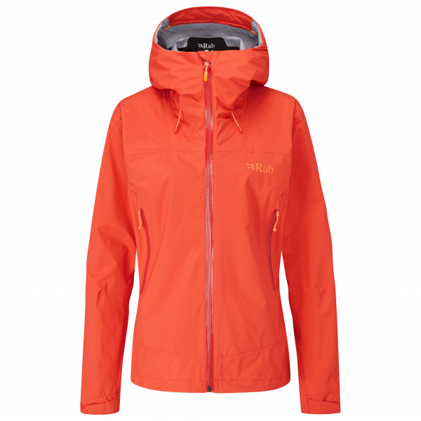 Rab - Women's Downpour Plus 2.0 Jacket - Regenjacke Gr 10;8 rot;schwarz von Rab