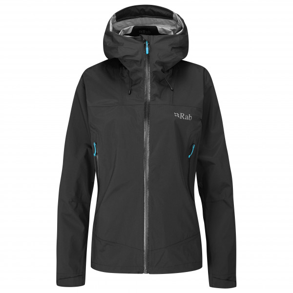 Rab - Women's Downpour Plus 2.0 Jacket - Regenjacke Gr 10 schwarz von Rab