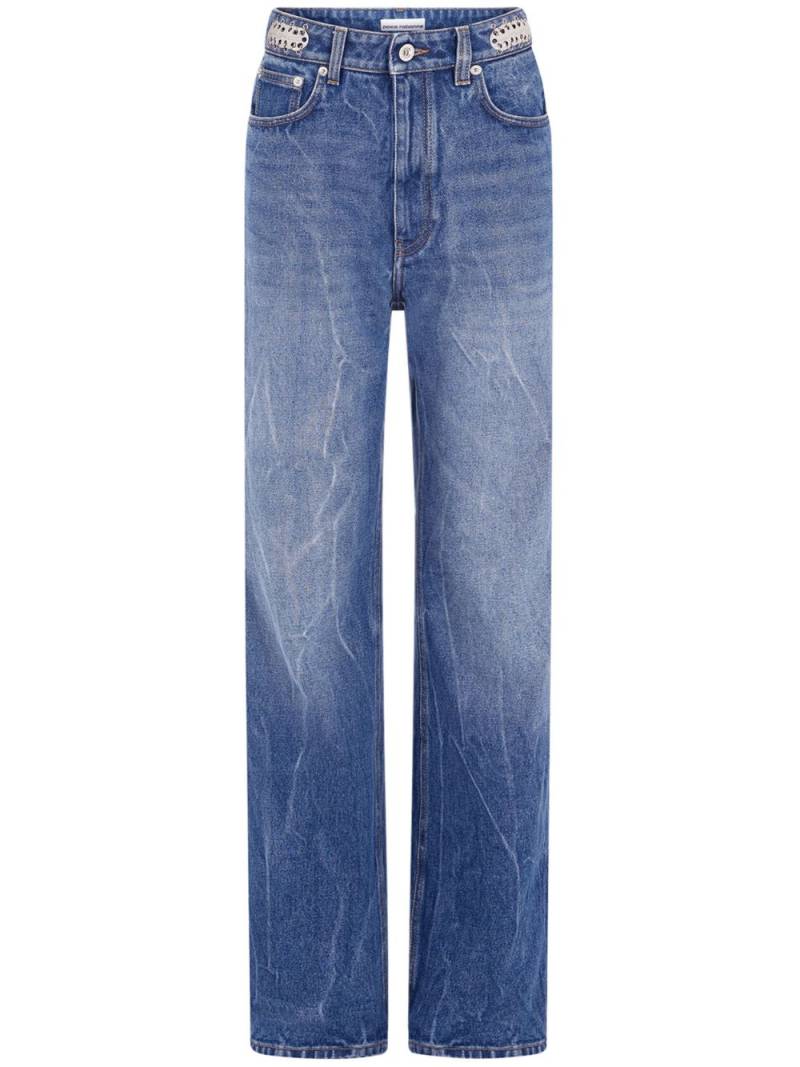 Rabanne Disc flared jeans - Blue von Rabanne