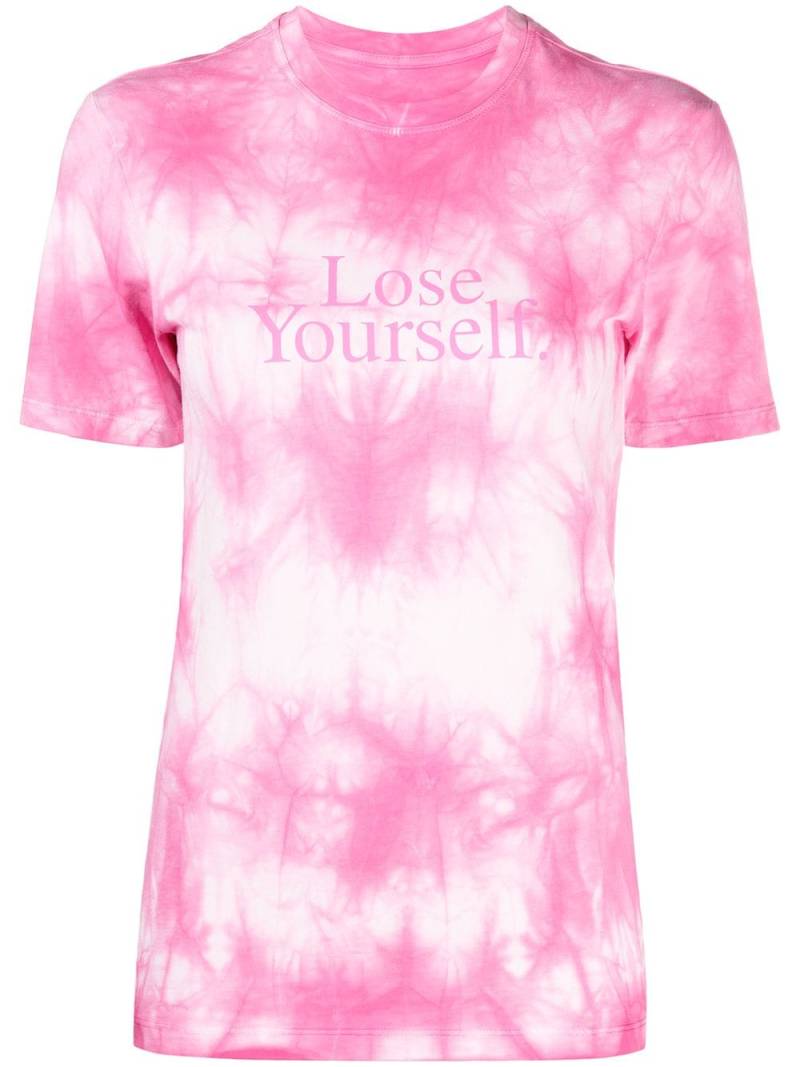 Rabanne Lose Yourself tie-dye T-shirt - Pink von Rabanne