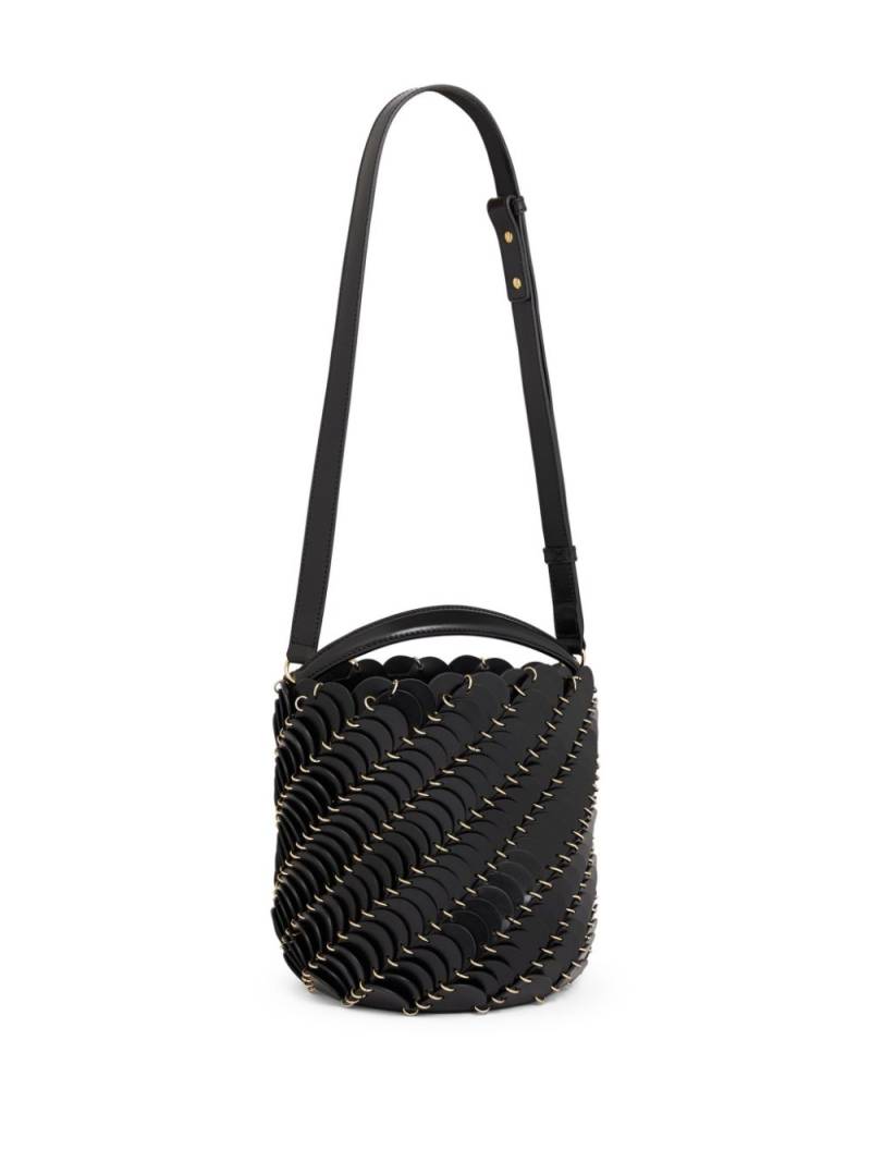 Rabanne Pacoïo leather bucket bag - Black von Rabanne