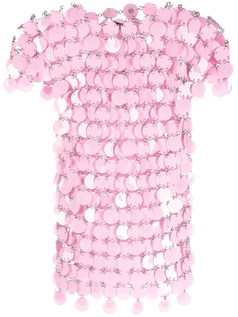 Rabanne Pastilles chainmail top - Pink von Rabanne