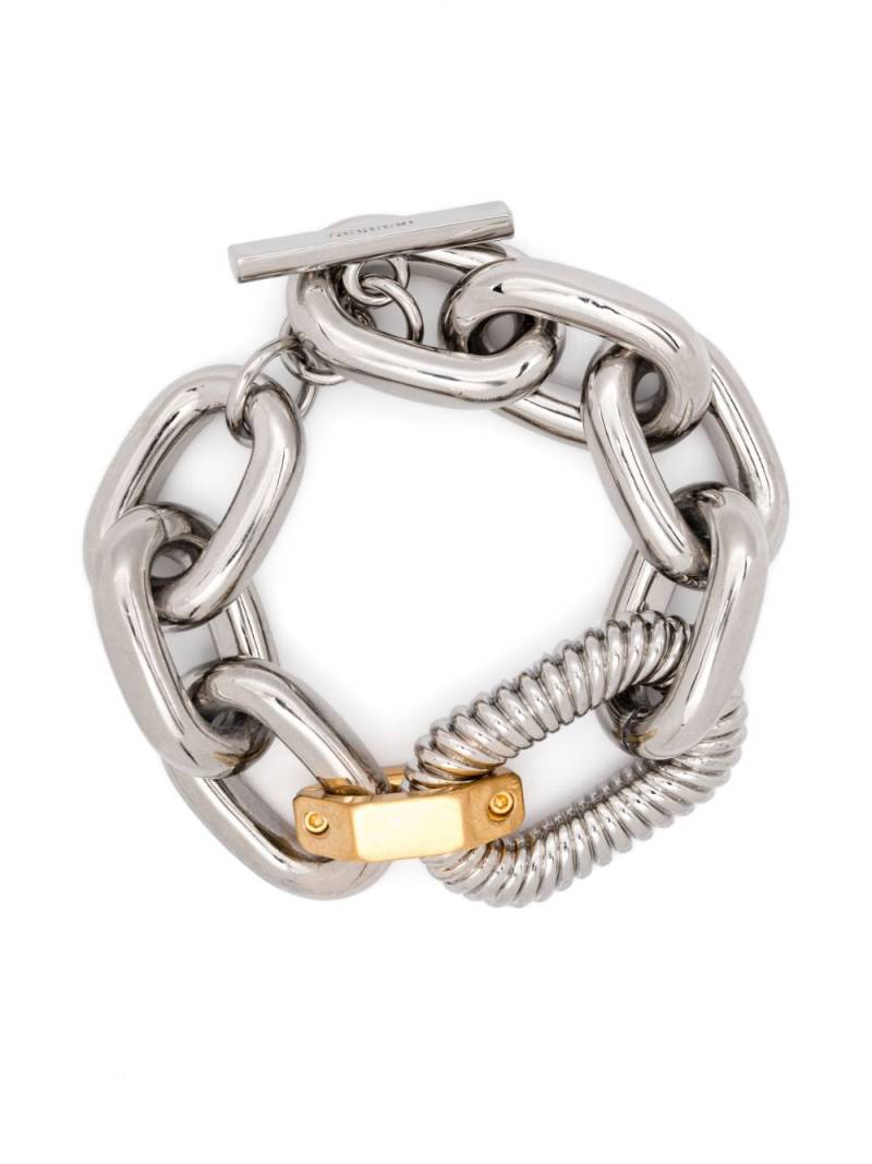 Rabanne XL Link Animation Godron bracelet - Silver von Rabanne