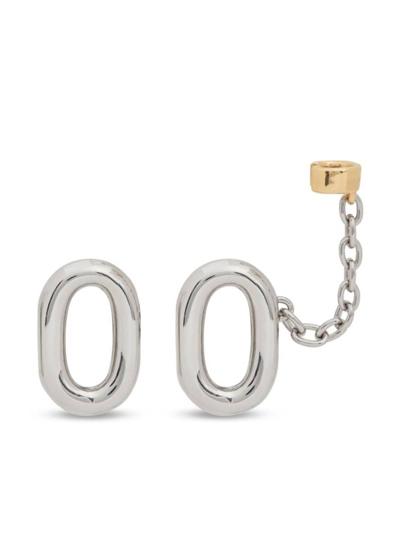 Rabanne XL Link earrings - Silver von Rabanne