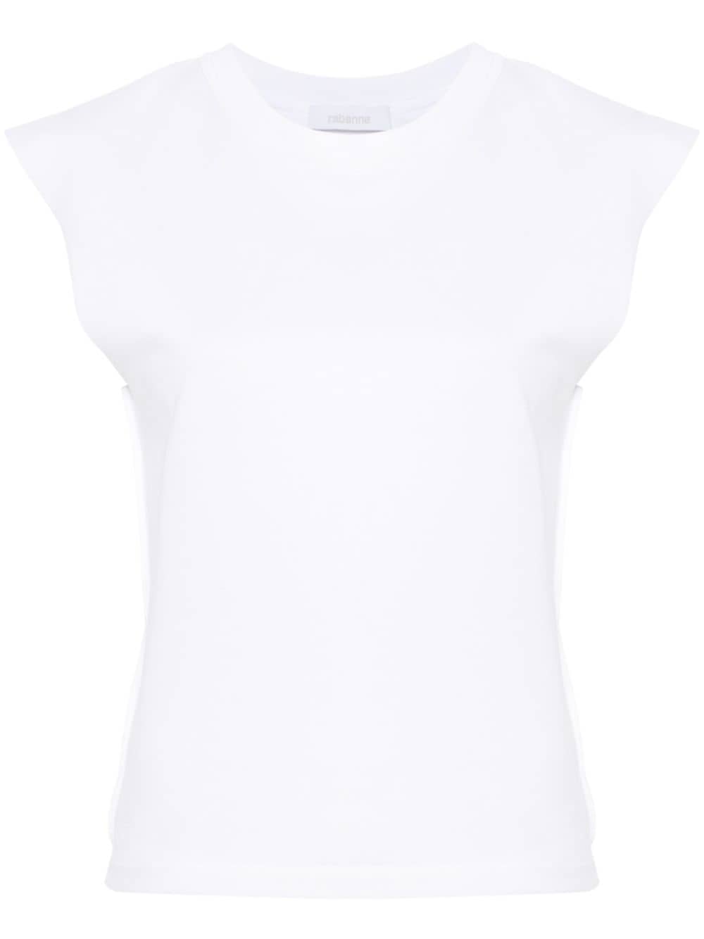 Rabanne chain-detail cotton T-shirt - White von Rabanne