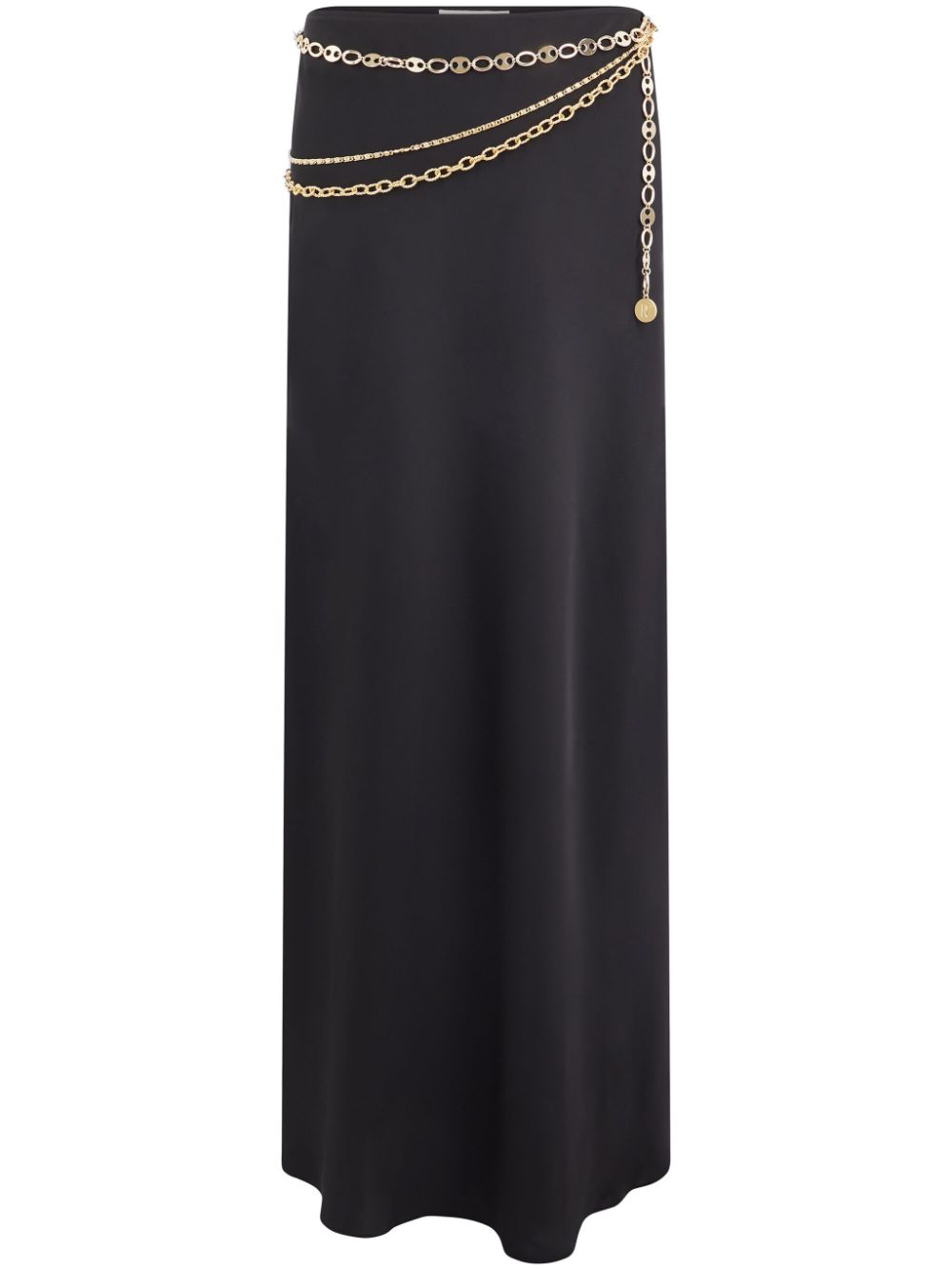 Rabanne chain-detail maxi skirt - Black von Rabanne