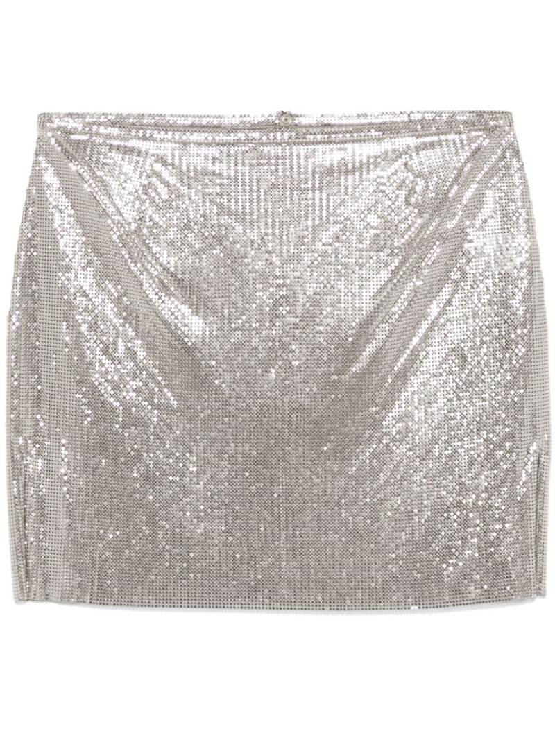 Rabanne chainmail mini skirt - Grey von Rabanne